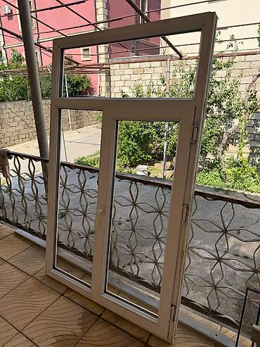 Pəncərələr: İşlənmiş İkiqat şüşə paketi Plastik pəncərə, Еni: 115 sm, Uzunluğu: 180 sm — 3