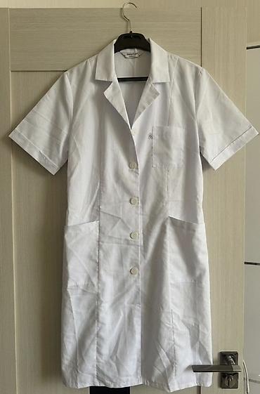 Tibbi geyim: MONOTIP Original qısaqoll laboratoriya/xalat köynəyi - Rəng: ağ - — 5