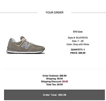 574: Мужские кроссовки, 40, New Balance, Б/у, цвет - Серый, Самовывоз — 8