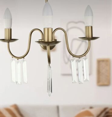 Vazalar: Çılçıraq, 3 lampa, Metal