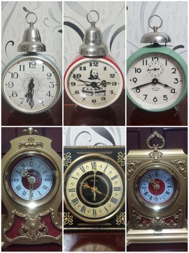 Антикварные часы: Продаю советские будильники, кварцевые, рабочие. Цена по 2000 сом