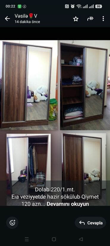 Divanlar: Dolab-asılqan