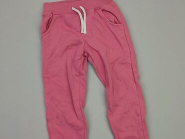 spodnie rozowe: Sweatpants, Primark, 4-5 years, 104/110, condition - Good
