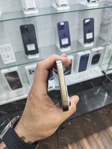 apple ipad 9: IPhone 16 Pro Max, 512 GB, Desert Titanium, Zəmanət, Simsiz şarj, Face ID — 5