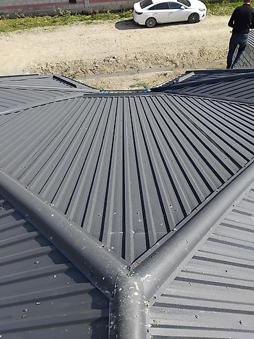 Кровля крыши: Профессиональный монтаж кровли из металлпрофиля - Тип покрытия — 10