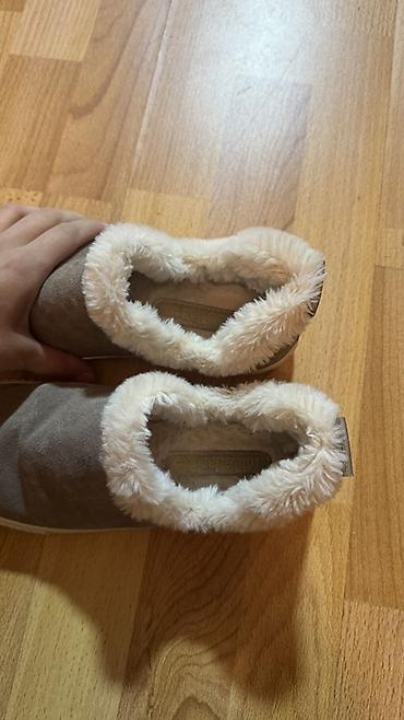 Үй тапичкелери: Теплые женские слипоны Timberland с меховой отделкой. - Модель без — 2