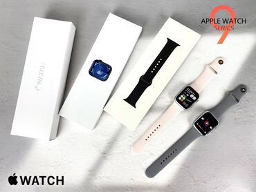 apple watch 8 цена бишкек: Apple 🍏 Watch 9 Реплика не отличимая от оригинала Размер 45mm Очень