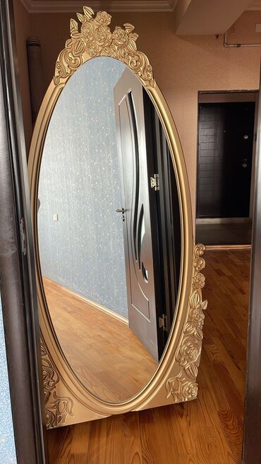 boydan ayna: Güzgü Floor mirror, Oval
