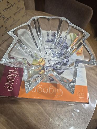Qab-qacaq və mətbəx ləvazimatları: Cristal d’Arques Paris “Gigogne” kristal qab - Material: yüksək — 1
