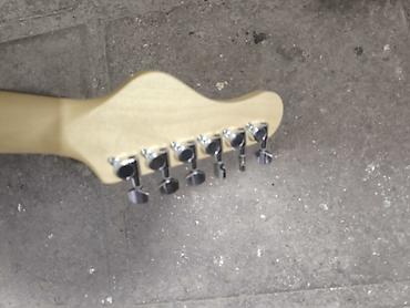 gitara klassik: Elektrik gitara – Telecaster tipli korpus - Korpus: təbii ağac — 7