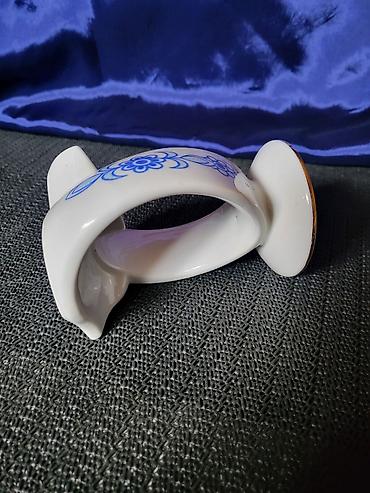 Stare vaze i dekor: Svecnjak nov iz 1951 do 1974g. Lippelsdorf porcelan Nemacka. Nov — 10