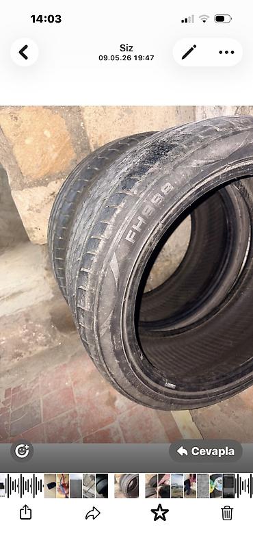 Шины и диски: 2 eded hunday sanata tekeri 225.45*18 cutu 100 — 2