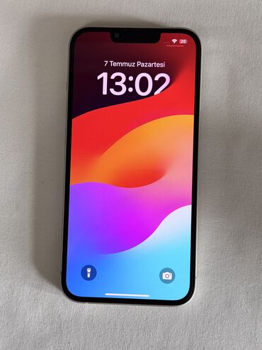 Mətbəx texnikası: IPhone 13, 128 GB, Ağ, Zəmanət, Face ID
