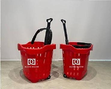 Оборудование для магазинов: Təkərli market səbətləri — 4