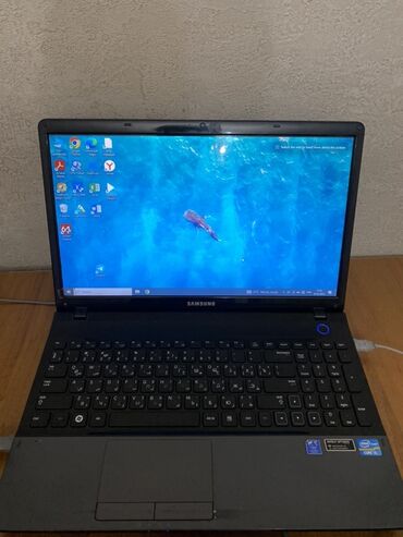 ноутбук amd: Ноутбук, Samsung, Intel Core i5, 15.6 ", Татаал эмес тапшырмалар үчүн, эс тутум HDD