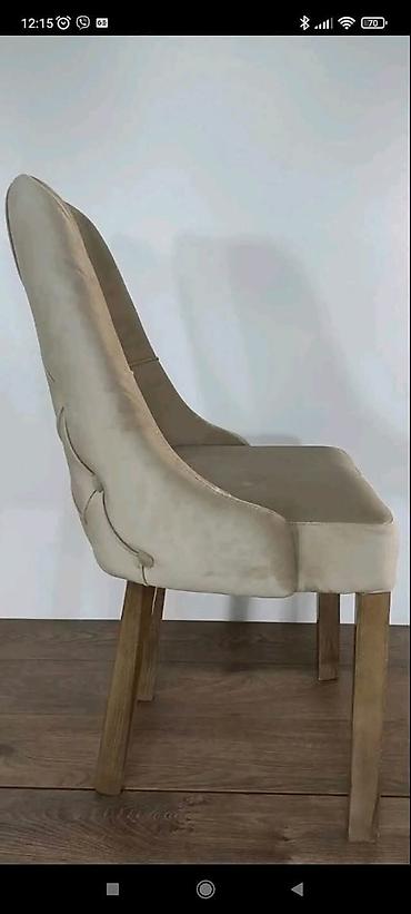 Stilske stolice: Tapacirana stolica sa dugmićima (chesterfield stil) - Presvlaka: meki — 7