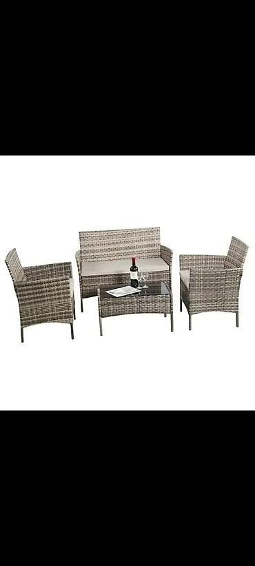 polica merdevine ikea: Set baštenskog nameštaja – 4 dela - Sastav: dvosjed sofa, 2 jednosed — 1