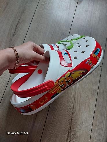 Босоножки, сандалии, шлепанцы: Мужские сандалии, 44, Crocs, Новый, цвет - Белый, Самовывоз — 3