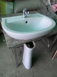 круглое кресло: Ванна үчүн раковина, Сүйрү формасы, Материалы: Керамика