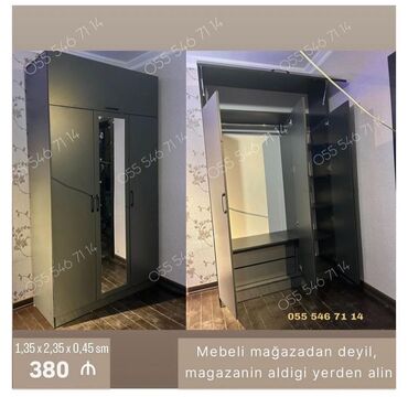 İkimərtəbəli uşaq çarpayıları: Yeni, Düz dolab, Qarderob, paltar dolabı