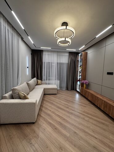 раздольный ак жол: 3 комнаты, 92 м², Элитка, 11 этаж, Дизайнерский ремонт