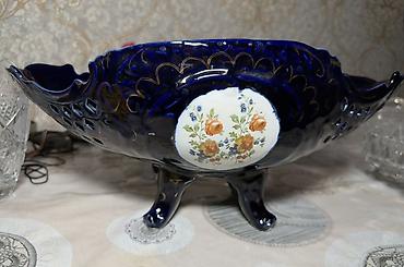 meyve qabl: Qədimi üslubda dekorativ keramik qab - Material: keramika/porcelain - — 2