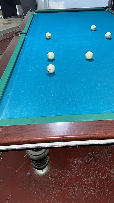 Бильярдные столы: Бильярдный стол -Мраморный 10фут - Размер: полноразмерная игровая — 8