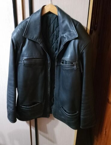 kozna jakna sa krznom muska: Kozna jakna 6000din.bas kozna sivena po meri. 2.3xl samo zip zameniti