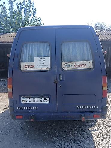 QAZ: GAZ Gazelle sərnişin mikroavtobusu - Yanacaq növü: dizel (üzərində — 3