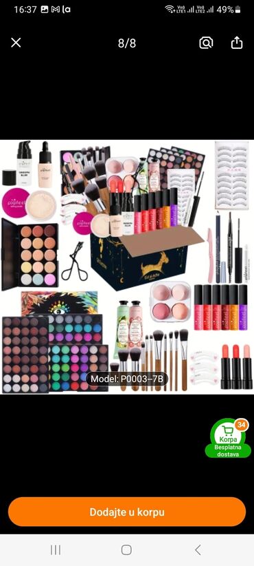 Šminka: Ovaj profesionalni set šminke sadrži širok asortiman proizvoda za — 1