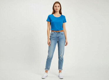 printed t shirty: Esmara, T-shirt damski, rozmiar S