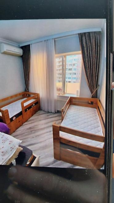 Uşaq çarpayısı – təhlükəsiz məhəccərli, altı çekmecəli model -