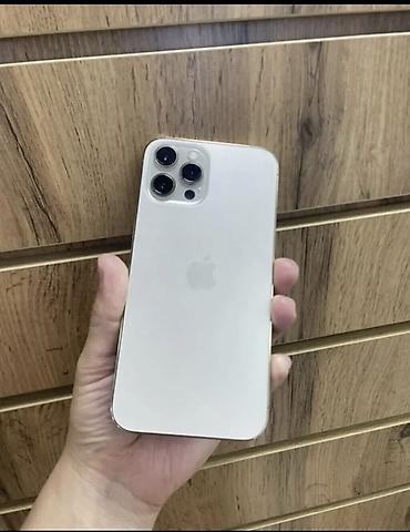 apple studio: IPhone 12 Pro Max, Б/у, 256 ГБ, Серебристый, Чехол, Кабель, В рассрочку, 74 % — 1