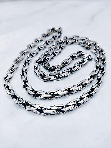 Серебряные цепочки: Цепочка, Проба 960, Мужские, Новый — 27