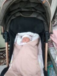 коляски бу польша: Коляска, цвет - Черный, Б/у