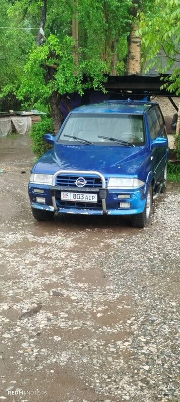 скутеры новые: Ssangyong Musso: 1995 г., 2.9 л, Механика, Дизель, Жол тандабас