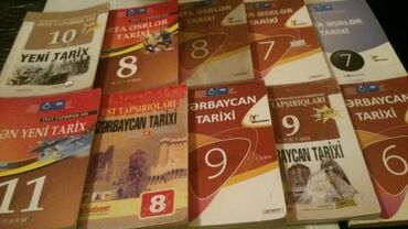Tədris ədəbiyyatı: 2 dene -1 manat."Tarix" derslikler ve testler. Есть еще разные — 10
