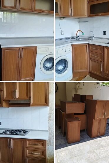 kunc metbex mebelleri: Mətbəx mebeli ümumi 5 metr, 250*250. 280azn. Hazır sökülüb. İstəyən