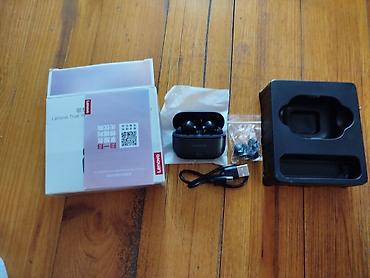 mini qulaqciq: Yeni Simsiz (Bluetooth) Qulaqcıqlar, Lenovo, rəng - Qara — 2