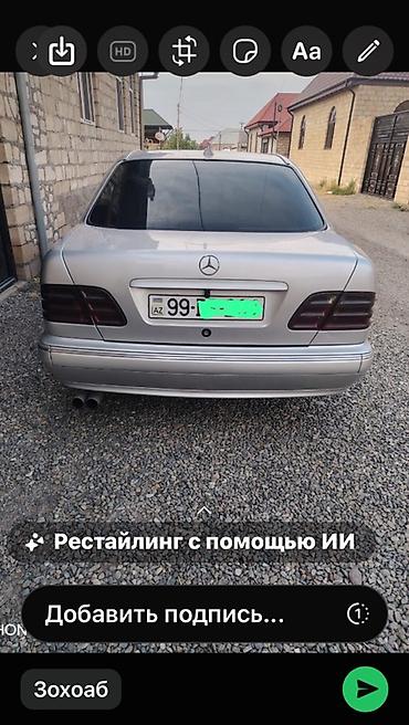 e60 m5 disk: Mercedes-Benz E-Class (W210), gümüşü rəng. - Kuzov: sedan, OEM — 1