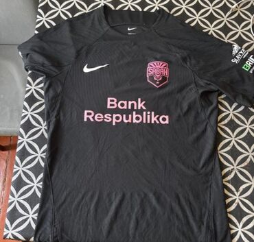 Futbolka, Nike, M (EU 38), rəng - Qara