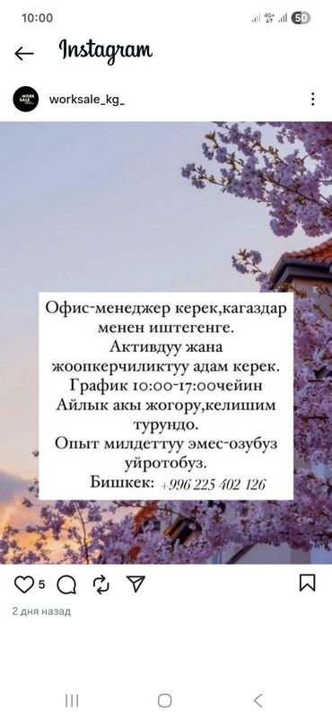 сниму офис: Офис-менеджер