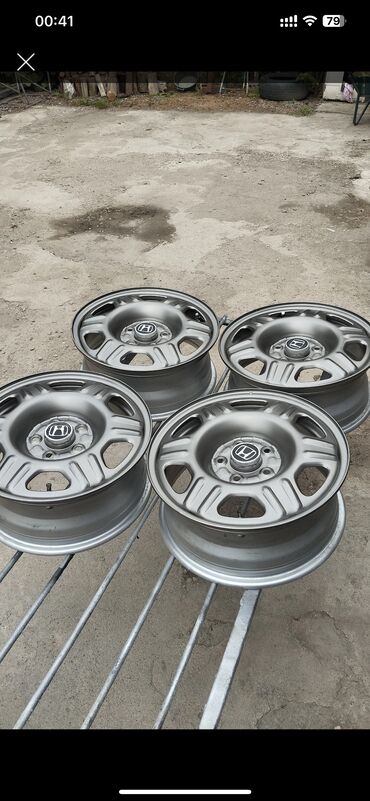 купить диски r16 4x114.3: Железные Диски R 16 Honda, Комплект, отверстий - 5, Б/у