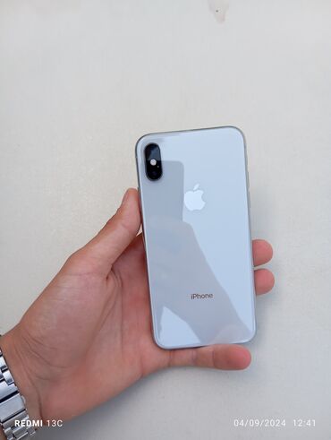 iphone 11 satışı: IPhone X, 64 GB, Ağ, Zəmanət