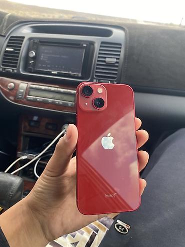 IPhone 13 mini, Б/у, 128 ГБ, Красный, Защитное стекло, Чехол, 77 %