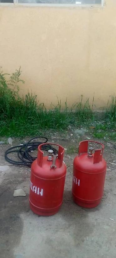 Баллоны для сжиженного газа (пропан-бутан) + шланг - Количество: 2 at lalafo.kg Баллоны для сжиженного газа (пропан-бутан) + шланг - Количество: 2