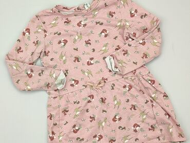 różowe sukienki: Sukienka, 5-6 lat, 110-116 cm, stan - Dobry