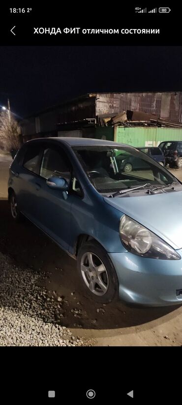 аренда авто бишкек на сутки хонда фит: Honda Fit: 2005 г., 1.3 л, Вариатор, Бензин