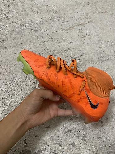 футбольное: Мужские кроссовки, 41, Nike, Б/у, цвет - Оранжевый, Самовывоз, Платная доставка — 3