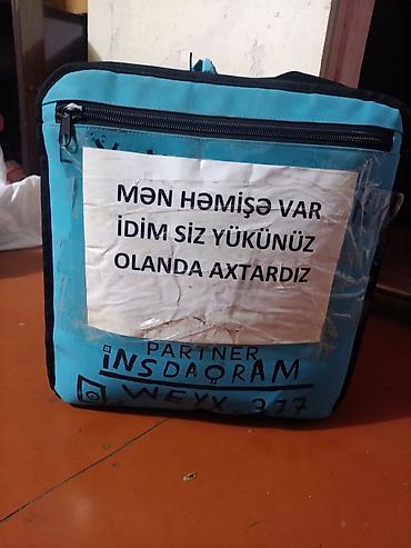 Kuryer çantası 1 aydir alınıb az istifadə edilib ehtiyacim yoxdur deyə
